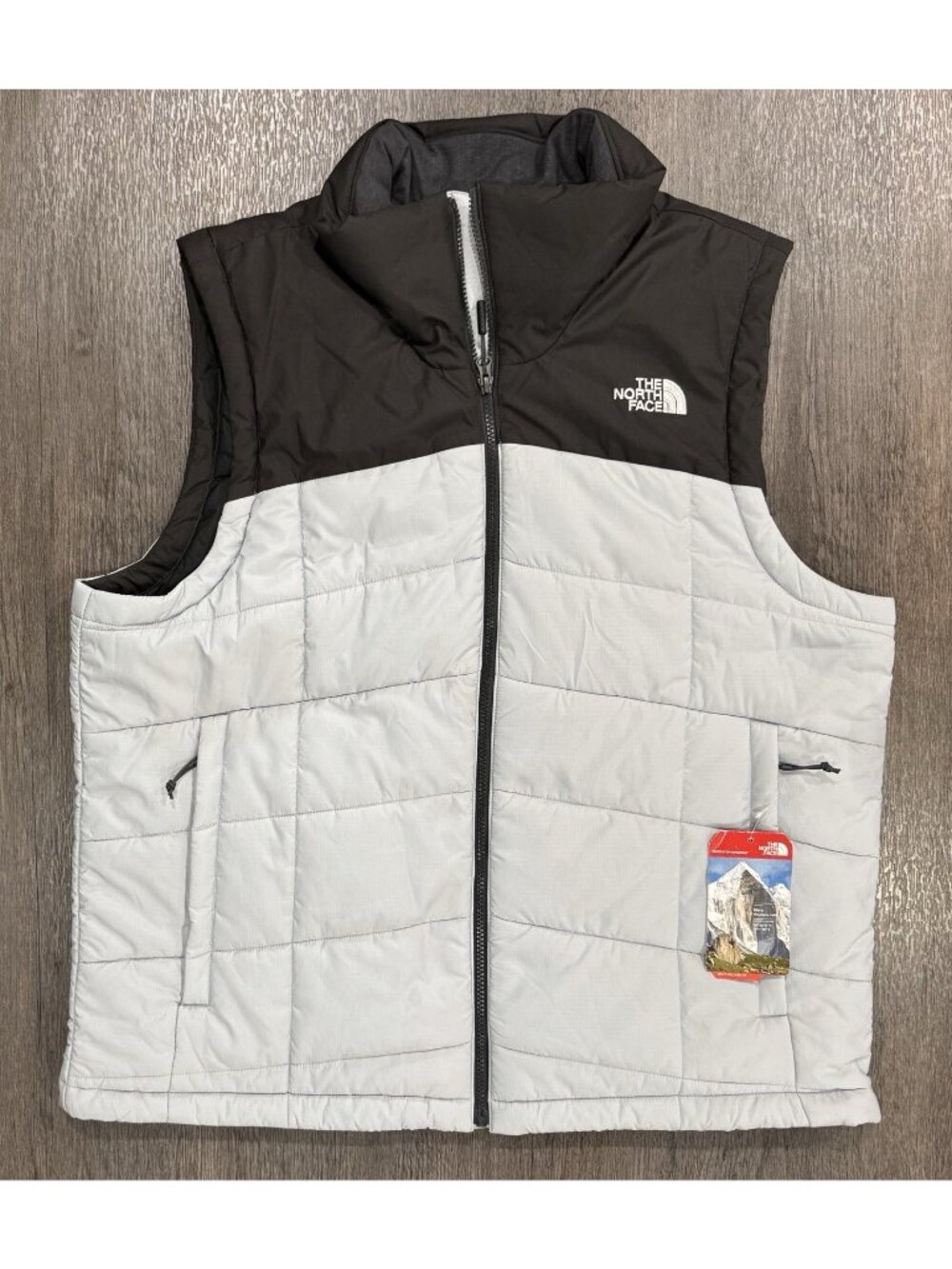 NWT The North Face Roamers High Rise Vest Men's Size XL Black And Grey